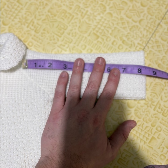 Vintage Knit White Matching Set - Picture 8 of 9